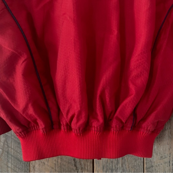 Boy’s M 10/12 MAJESTIC Authentic Collection MLB RED SOX Dugout Zip Up Red Jacket - Picture 10 of 16